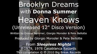 Brooklyn Dreams with Donna Summer - Heaven Knows (Unreleased 12") LYRICS - SHM "Sleepless Nights"