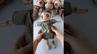 Handmade Voodoo Doll 🖤 #handmadedoll #smallbusiness