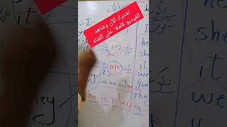 تعلم الانجليزى من الصفر#shorts