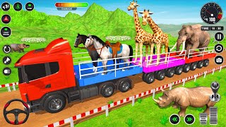 Cargo Animal Truck Driving Simulator 3D - Real Zoo Farm Transporter Truck Driver - Android GamePlay