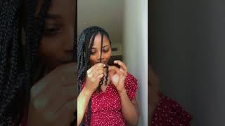 Braid take down | length retention natural hair | box braid take down