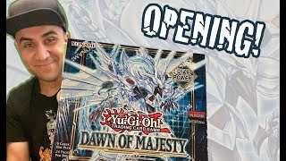 Yu-Gi-Oh! Dawn of Majesty Booster Box Opening!