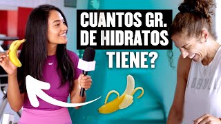 ALGUNOS NO LO SABEN 😱 | ¿Cuántos gr. de Hidratos Tiene un Plátano? | Entrevistas en el GYM