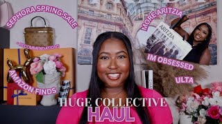 HUGE COLLECTIVE HAUL| SEPHORA SALE + RECOMMENDATIONS, ULTA, AMAZON FINDS + MORE ARITZIA