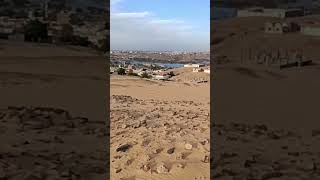 run desert of Aswan Egypt