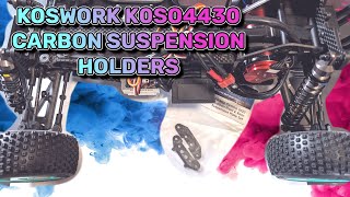 KYOSHO OPTIMA MID 87 WC Worlds Spec Koswork Carbon Suspension Holders 2.0mm KOS04330