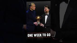 One week to go #ballondor #football #shortfeed #goviral #footballshorts #trending