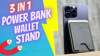 Amazing MagSafe Power Bank, Wallet, & Stand 🤯