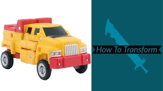 How To Transform: Transformers Legacy United Deluxe Class Go-Bot SmallFoot