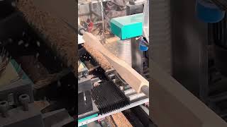 Solid wood turning and milling compound CNC woodworking lathe processing stair twisted square column