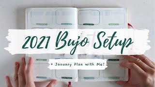 2021 Bullet Journal Setup + January Plan with Me