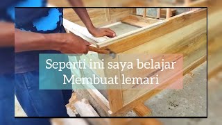 membuat lemari pintu #sleding jumbo, #simpel #minimalis , dari nol.. woodworking