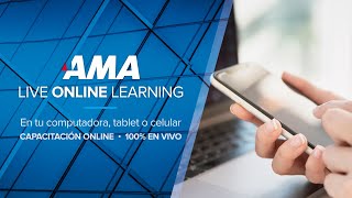 AMA Live Online Learning | Capacitación 100% en vivo