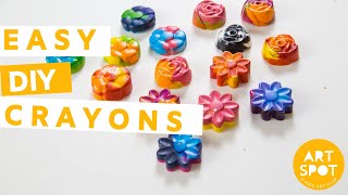 Easy DIY Crayons Shapes