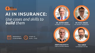 Outvise Webinar - AI in insurance: Use cases and skills to build them