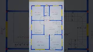 25×37 house plan design,#shorts #housedesign