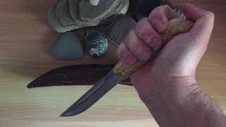 Handmade Puukko Knife, blade by Kustaa Lammi style