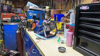 putting a clutch on dads blue max super steel saw