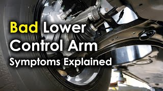 Bad Lower Control Arm or Track Control Arm - Symptoms Explained | What happens when lower arm fails