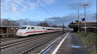 4K Trainspotting in Stelle (Metronom, ICE 4, ICE 2, IC 1) am 23.12.2023