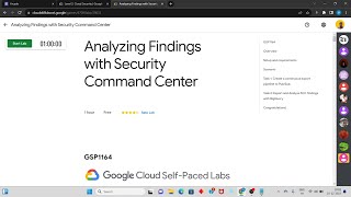 Analyzing Findings with Security Command Center || Level 2 Arcade Solution || Qwiklabs