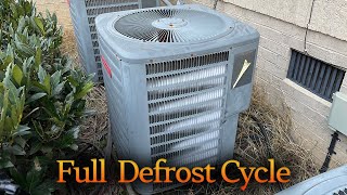 2008 Goodman GSH13 Heat Pump - Full Defrost Cycle