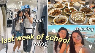 LAST WEEK OF SCHOOL vlog- friends, shopping, + more! 🎉