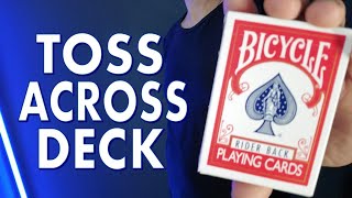 Magic Trick Tutorial: Toss Across Deck