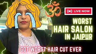 Worst hair salon 💇🏻‍♀️ in Jaipur | they ruined my hairs #kfactor #hairsalon #jaipur #worst #best