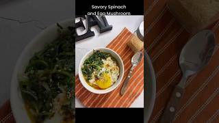 Spinach and Egg Savory Oatmeal