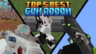 Best Gun Addon For MCPE/MCBE 1.21+ | Minecraft Gun Addon