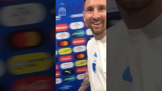 ¿El próximo partido estás? Leo #Messi respondió en zona mixta sobre el juego de 4tos de final