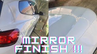 DETAILING MY VW SCIROCCO TSI SPORTLINE EASIEST MIRROR FINISH YET  (CRAZY BEFORE AND AFTER YET)TITAN!