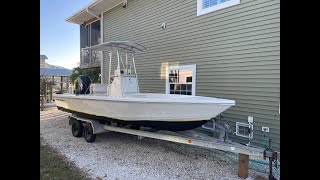 Part 2: Salvage Restoration 2021 Cobia 21 Foot Bay Boat