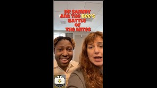 Dr Sammy and the Bee's Batte of the Mites #varroa #DrSammygrams #beekeeping #bees #MNHCo