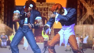 [KOF MUGEN] Kyo Clone-50 (LINK) Vs Iori Clone-50 (LINK)