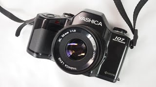 Yashica 107 multi program film camera slr overview review