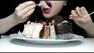 asmr Irani/mukbang cake/ اسمر ایرانی /موکبانگ کیک و شیرینی