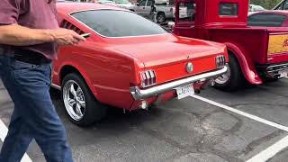 Runnelstown Baptist Church holds its Annual Car Show! This Mustang Fastback was Super Nice!