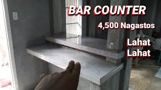 4k na halaga ng bar counter or bar table | Lahat lahat