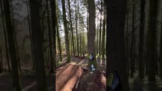 Insane roadgap on bike #biking #mtb #jump #crash #bike