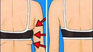 Super thin back #workout #weightloss #thinback  #hunchback #backfat