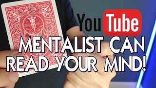 Learn this Trick: Youtube Mentalist Can Read Your Mind!