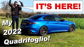 First drive in my new Alfa Romeo Giulia Quadrifoglio!