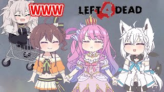 [Hololive] Botan has so much fun with Matsuri, Fubuki, and Luna in Left 4 Dead 2 [English Sub]