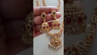 Traditional Lakshmi jewels set 🤩👌699+shipping 🥳 watsapp 8148299183