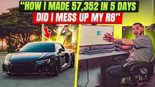 How I Made 57,352 In 5 Days Trading US30 - Did I Mess Up My R8 ???