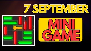 7 SEPTEMBER hamster kombat MINI GAME solved