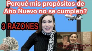 3 RAZONES por las que tus METAS de AÑO NUEVO no se cumplen