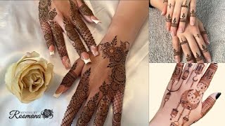 Beautiful Eid Henna Mehendi design trendy style